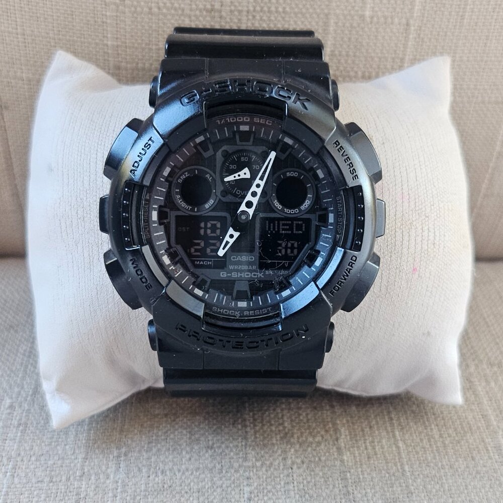 G Shocks Men Wristwatch Digital Analog Sport Multi-Functional Black Wrist Watch
